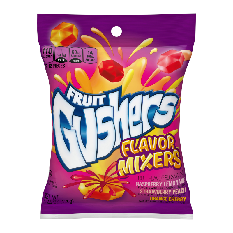 Fruit Gushers Flavor Mixers 120g Isle Love Sweets