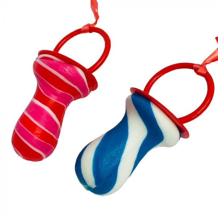 Pink & Blue Candy Dummies 60g Isle Love Sweets