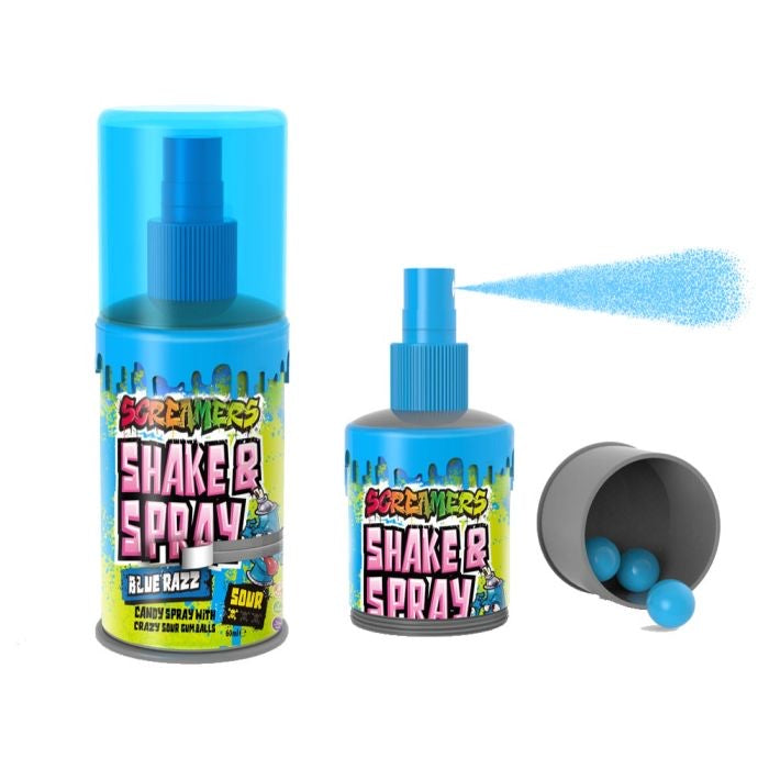Zed Candy Screamers Blue Raspberry Shake & Spray 60ml