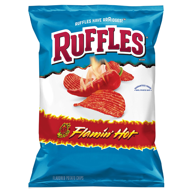 Ruffles Flamin' Hot Potato Chips 184g