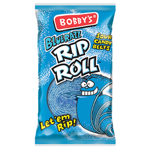 Bobby’s Blue Raspberry Rip Roll 38g