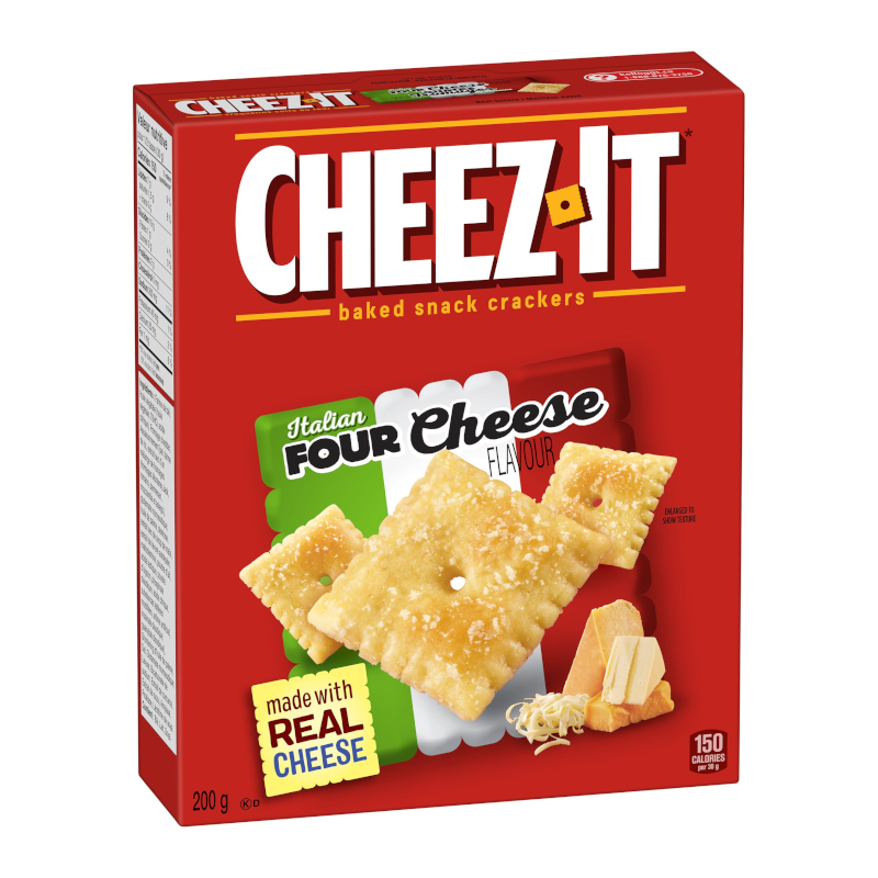 Cheez It Crackers Italian Four Cheese - 200g (Canadian)