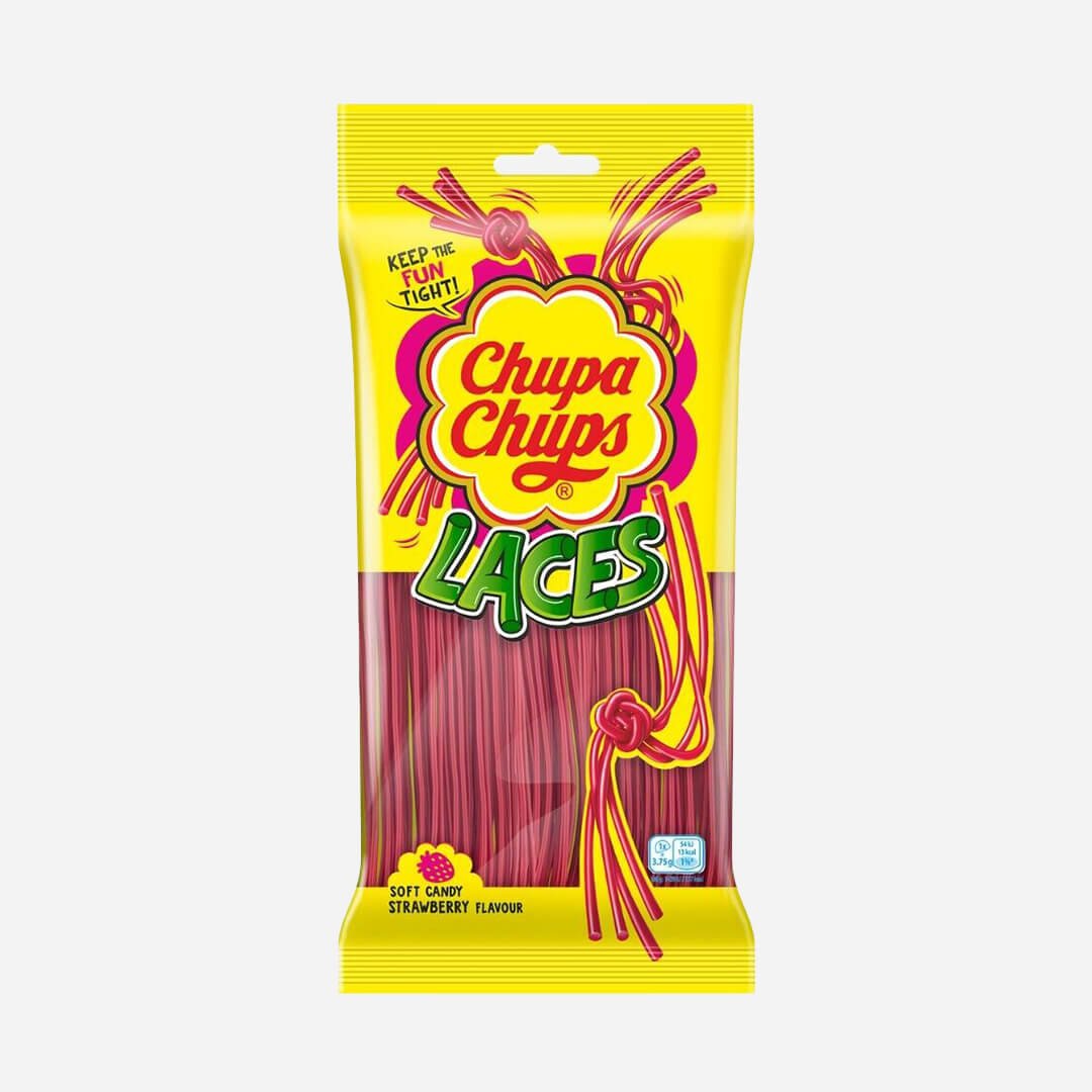 Chupa Chups Strawberry Laces Pack 90g