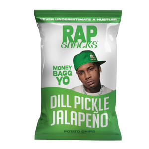 Rap Snacks Money Bagg Yo Jalapeno Dill Pickle - 71g