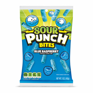 Sour Punch Blue Raspberry Bites - 142g