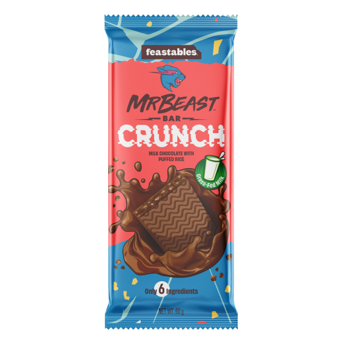 Feastables MrBeast Milk Chocolate Crunch Bar 60g