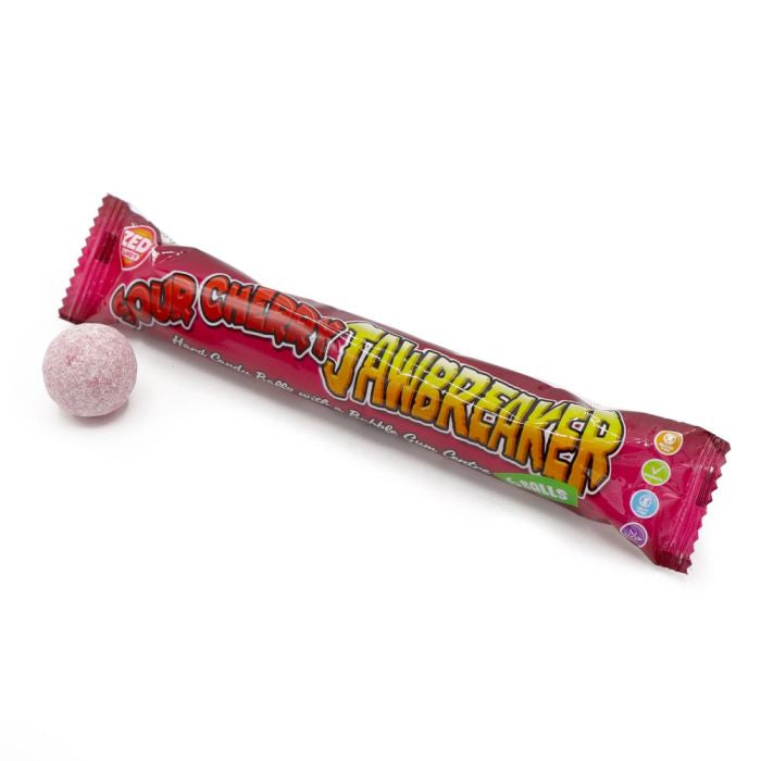 Zed Candy Sour Cherry Jawbreaker 6 Ball Pack 49.5g