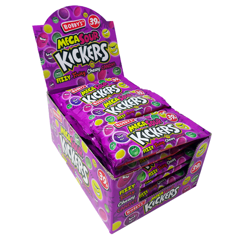 Bobby’s Mega Sour Kickers 45g