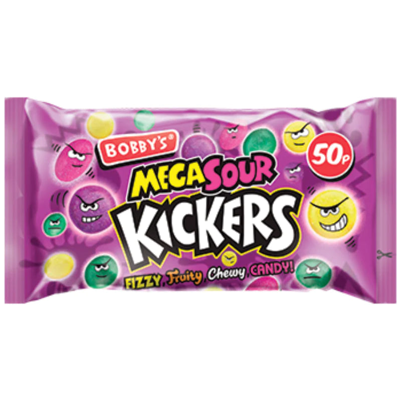 Bobby’s Mega Sour Kickers 45g