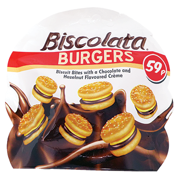 Biscolata Chocolate Biscuit Burgers 40g