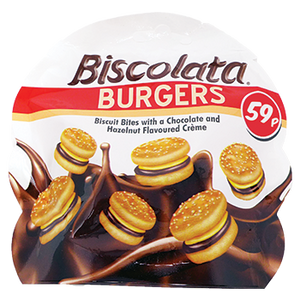 Biscolata Chocolate Biscuit Burgers 40g