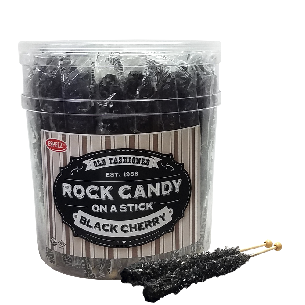 Espeez - Rock Candy on a Stick - Black Cherry - SINGLE 0.8oz (22g)