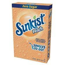 Sunkist Peach zero Sugar Singles to Go - 15g