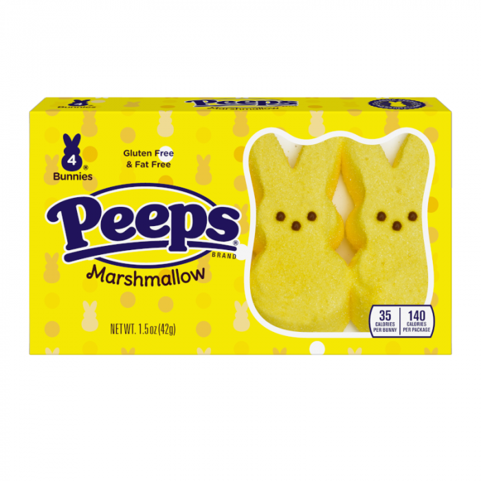 Peeps Easter Yellow Bunnies 4PK - 42g