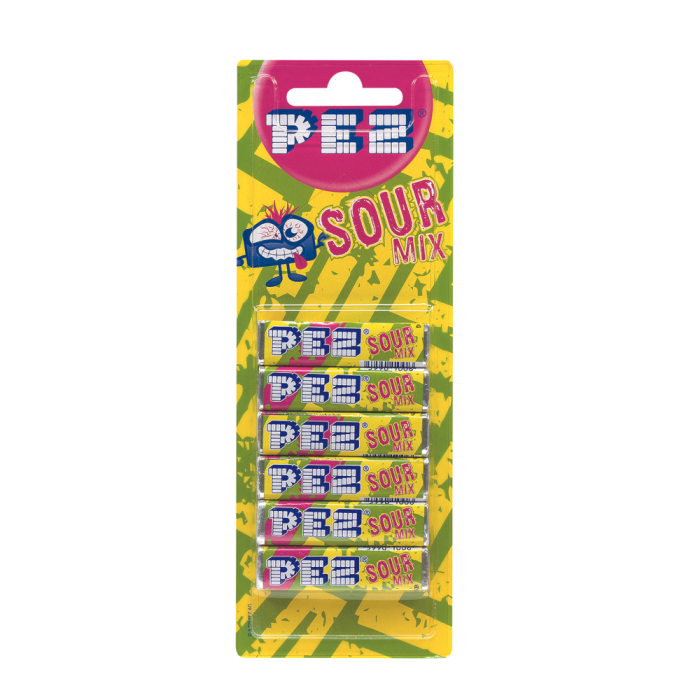 Pez Sour Mix Refills 6 Pack 51g