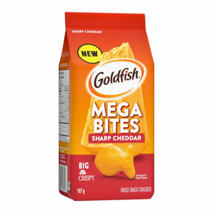 Pepperidge Farm Goldfish Mega Bites Sharp Cheddar - 167g (Canadian)