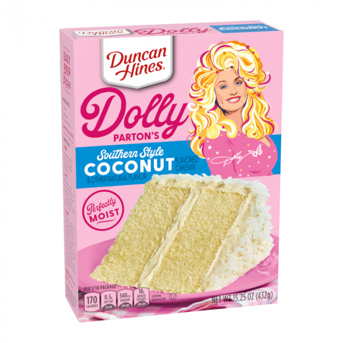 Duncan Hines Dolly Parton's Southern Style Coconut Cake Mix - 432g