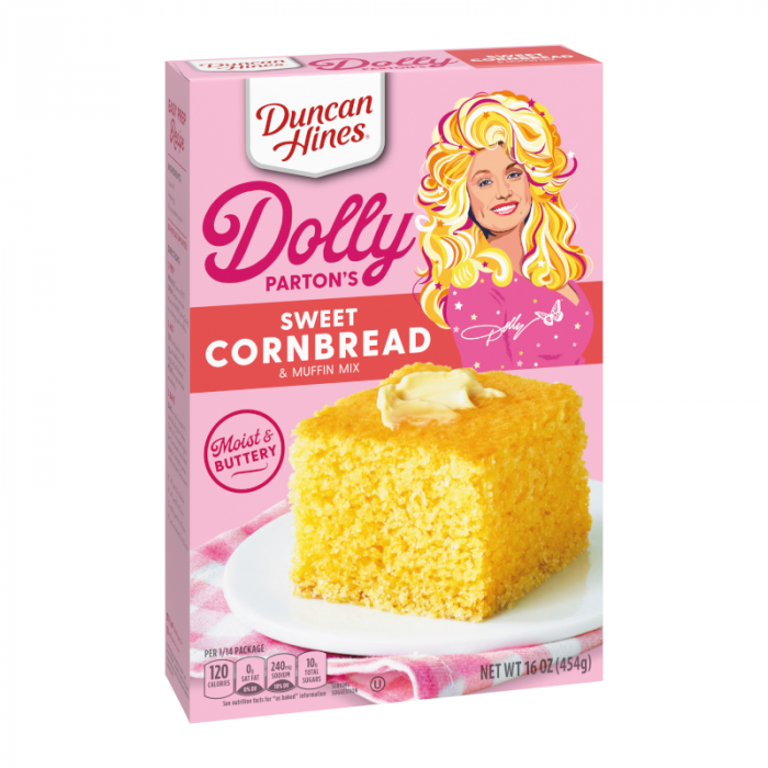 Duncan Hines Dolly Parton's Sweet Cornbread Mix - 454g