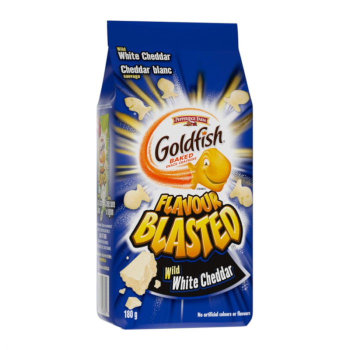 Pepperidge Farm Goldfish Flavour Blasted White Cheddar - 180g (Canadian) *BBE AUG 2024*