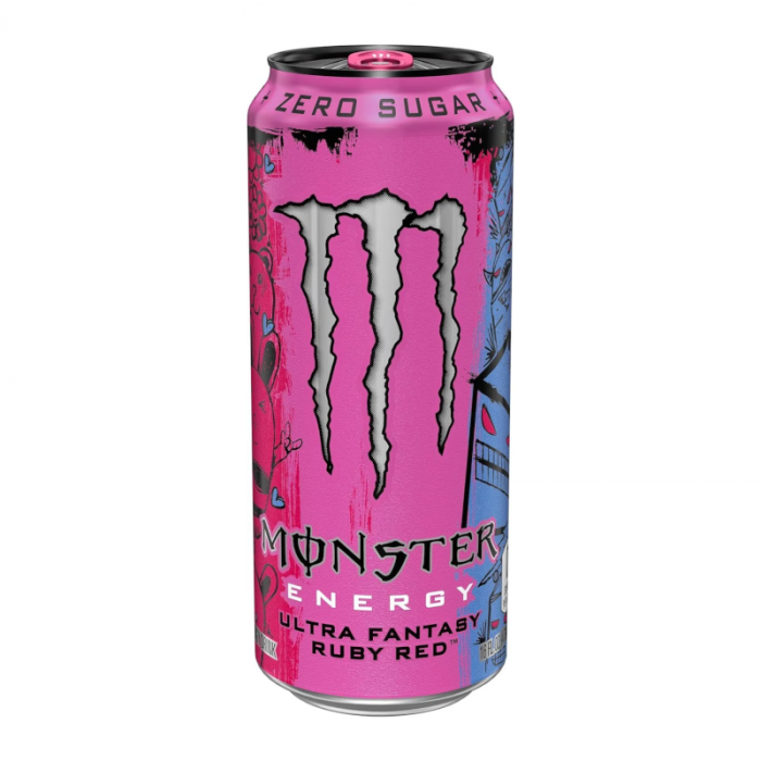 Monster Zero-Sugar Ultra Fantasy Ruby Red - 458ml