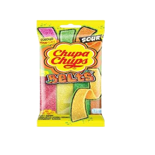 Chupa Chups Sour Mixed Belts Pack 90g