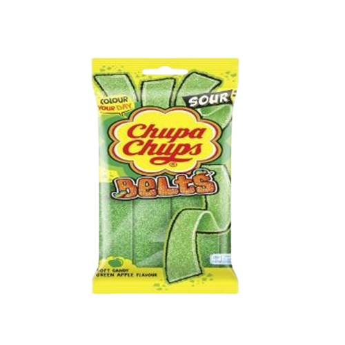 Chupa Chups Sour Apple Belts Pack 90g