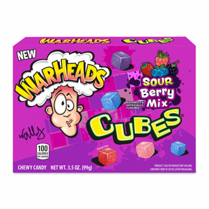 Warheads Berry Mix Cubes Theater Box - 99g