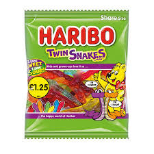 Haribo Twin Snakes Bag 140g