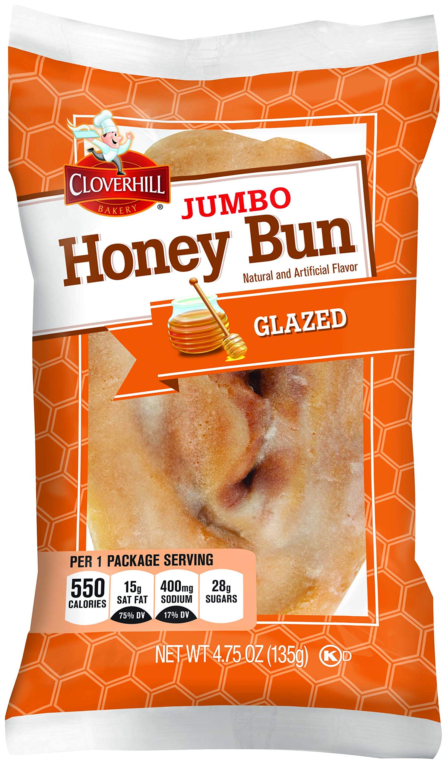 Cloverhill Bakery Honey Bun Glazed - 113g