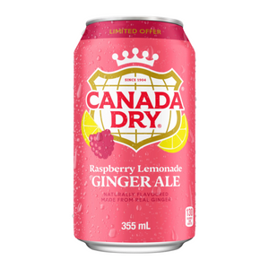 Canada Dry Raspberry Lemonade Ginger Ale - 355ml