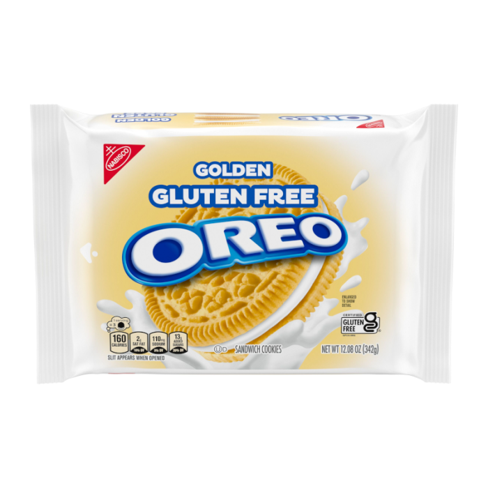 Oreo Golden Gluten Free Sandwich Cookies - 342g