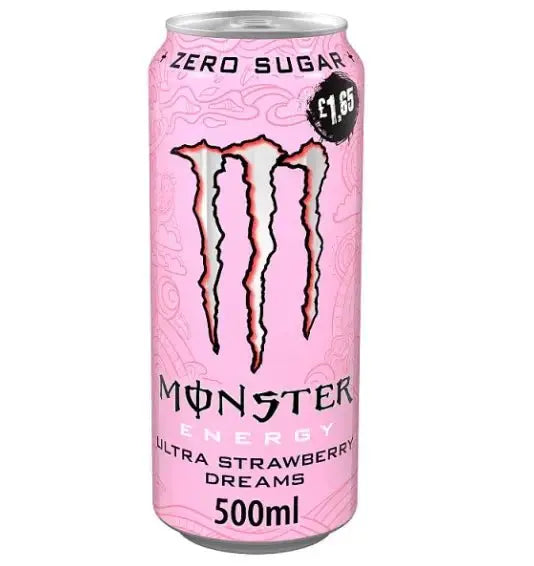 Monster Energy Drink Ultra Strawberry Dreams Zero Sugar 500ml