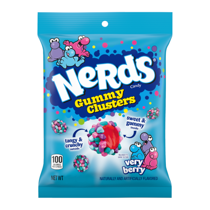 Nerds Gummy Clusters Very Berry 85g