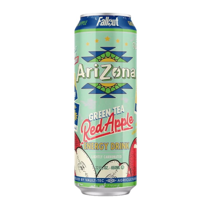 Arizona X Fallout Red Apple Green Tea Energy Drink - 650ml