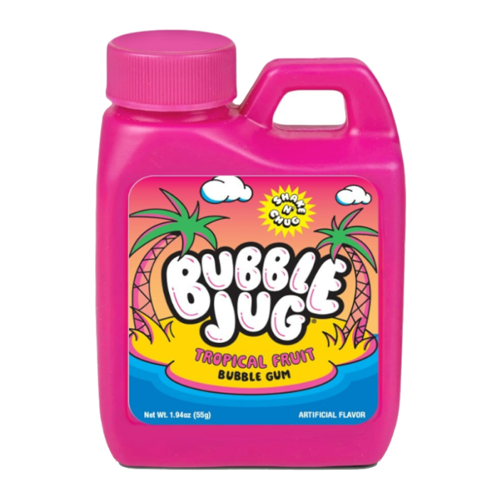 Bubble Jug Tropical Fruit Bubble Gum - 55g