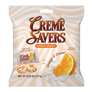 Creme Savers Hard Candy Orange & Cream - 177g