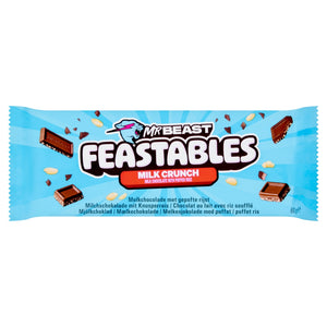 Feastables MrBeast Milk Crunch Milk Chocolate with Puffed Rice Bar - 60g