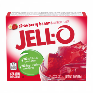 Jell-O - Strawberry And Banana Gelatin Dessert - 85g *BBE FEB 2025*