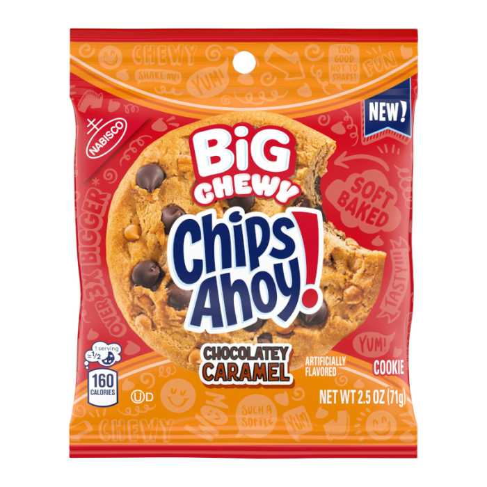 Chips Ahoy! BiG Chewy Chocolatey Caramel Cookies - 71g