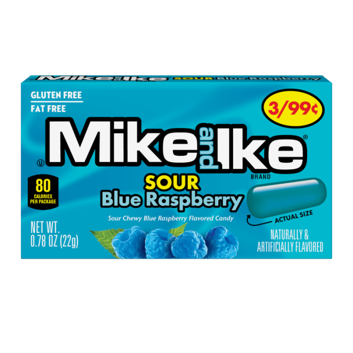 Mike & Ike Sour Blue Raspberry