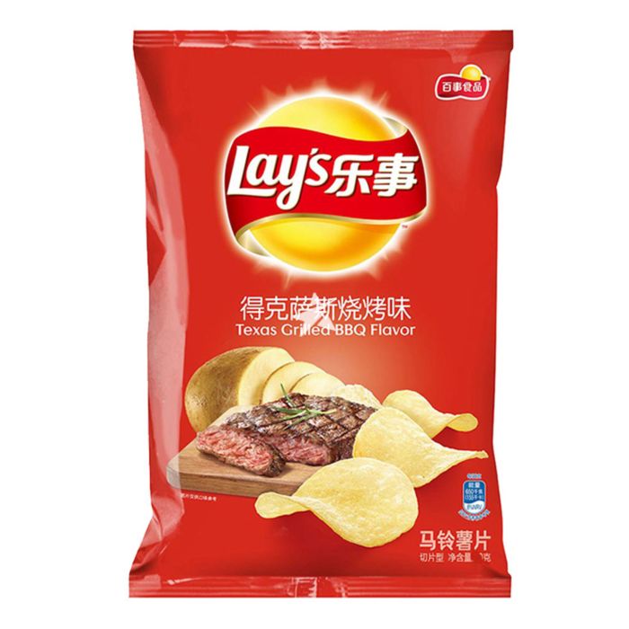 Lays Texas Grilled BBQ Flavour Chinese - 70g