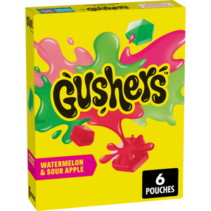 Gushers Sweet & Sour Watermelon And Sour Apple Flavour USA - 136g