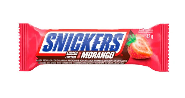 Snickers Morango Strawberry Flavour - 42g