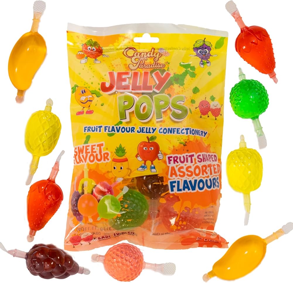 Candy Paradise Jelly Pops Sweet Flavour - 315g