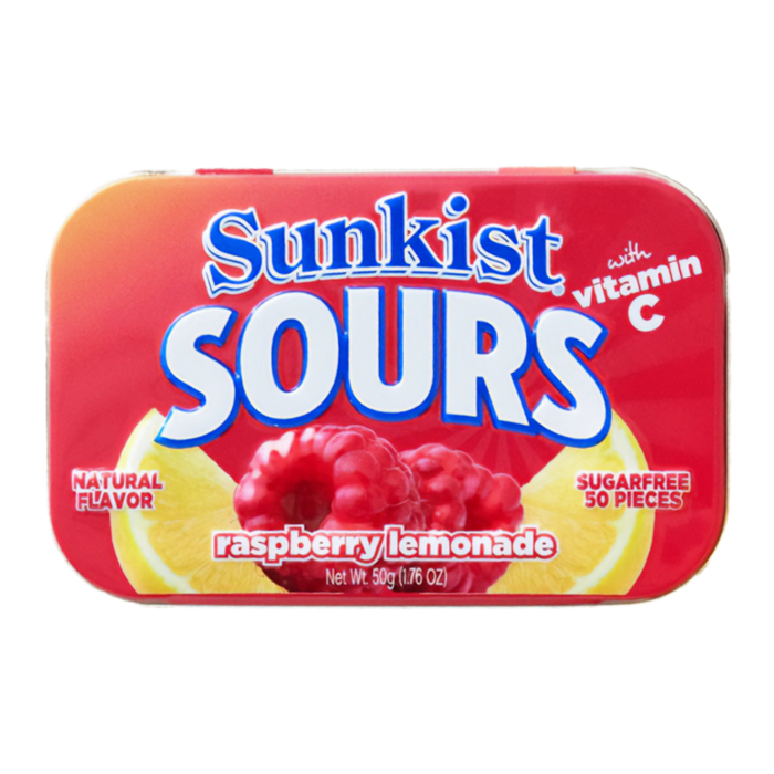 Sunkist Sours - Raspberry Lemonade - 50g