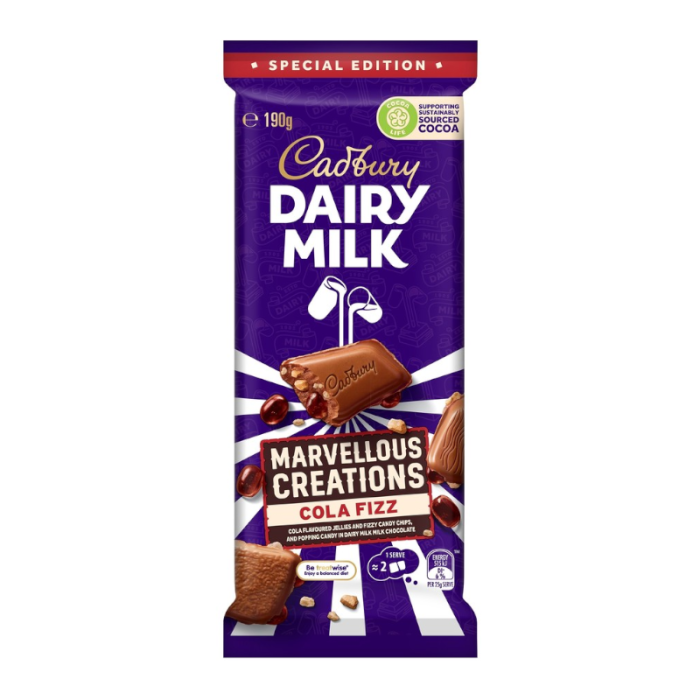 Cadbury Marvellous Creations Cola Fizz (Australian) - 190g
