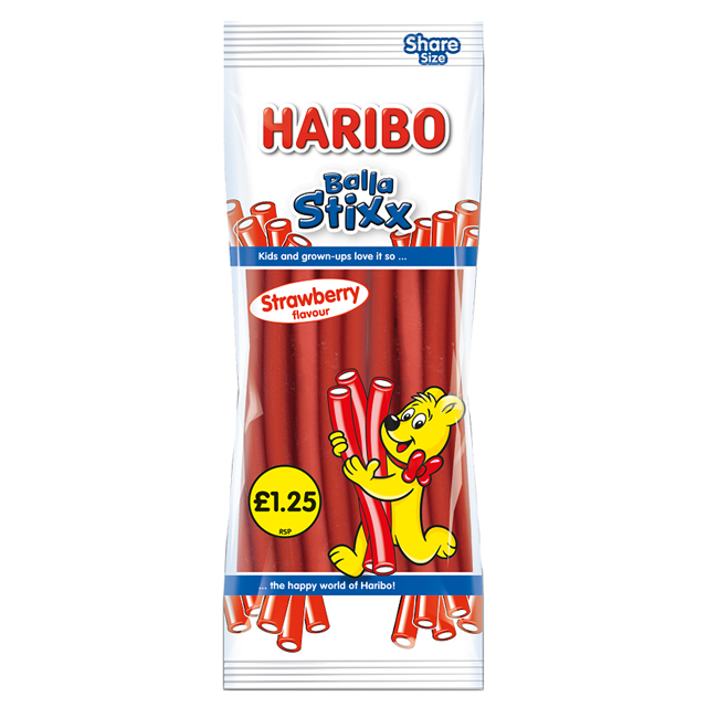 Haribo Strawberry Balla Stixx 140g