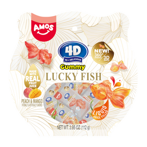 Amos 4D Gummy Lucky Fish - 113g