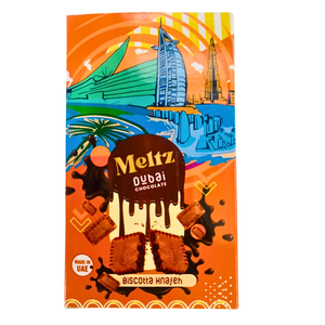Meltz Dubai Chocolate Biscotta Knafeh Flavour - 75g