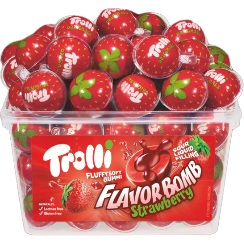 Trolli Flavorbomb Strawberry - SINGLE - 20g